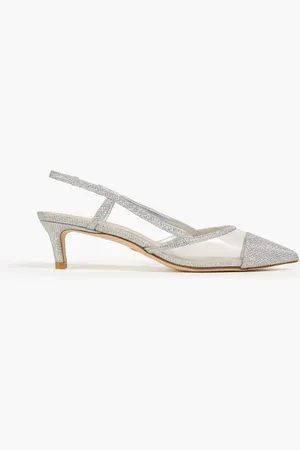 Womens best sale silver heels