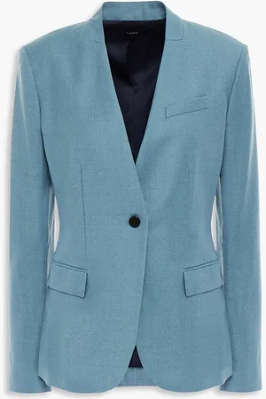 Paneled stretch clearance wool jacket