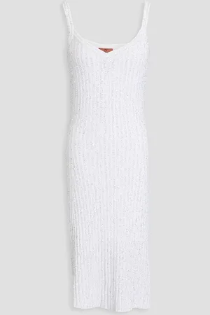 GAUGE81 Huela fine-knit midi dress - White