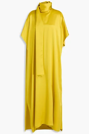 Roksanda Draped silk-satin maxi dress