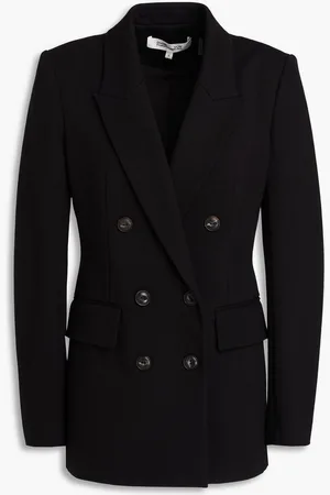 Diane von Furstenberg Maira double-breasted jersey blazer