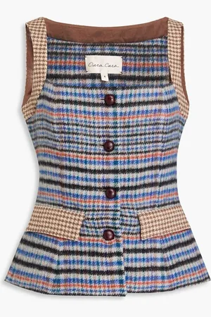Cara Cara Zoe brushed tweed vest