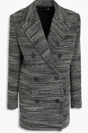 IRO Double-breasted tweed coat