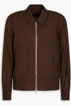 OFFICINE GENERALE Wool jacket - Brown