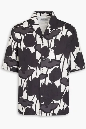OFFICINE GENERALE Eren printed cotton-poplin shirt