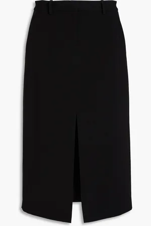 THEORY Crepe midi pencil skirt