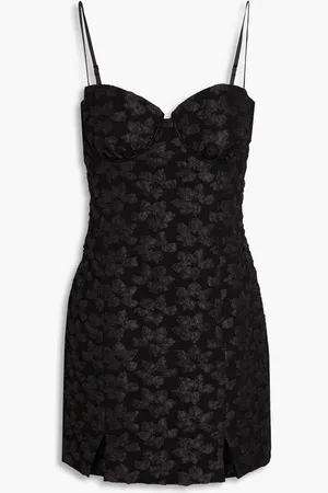 ROTATE Jacquard mini dress