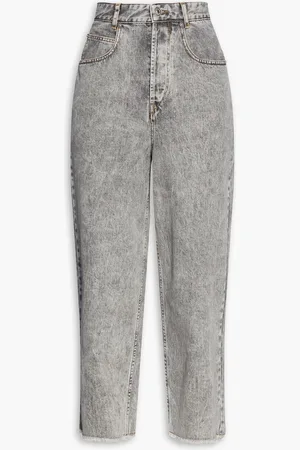 Marant Etoile Lalikasr cropped boyfriend jeans
