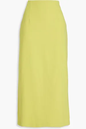 tibi Jersey midi skirt - Green