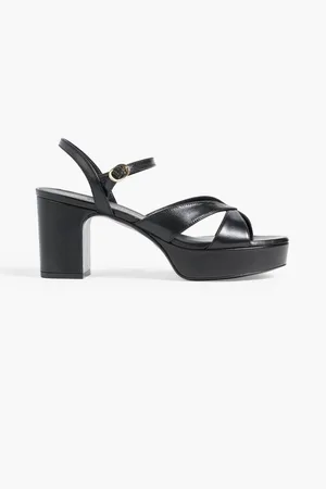 Stuart Weitzman Carmen leather platform sandals