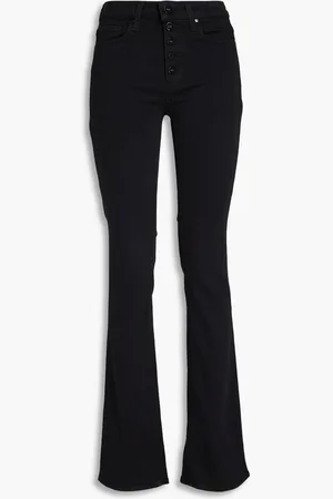 Paige Manhattan Slim Boot high-rise bootcut jeans