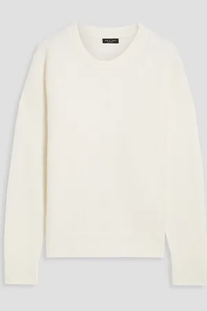 RAG&BONE Lani brushed knitted sweater - White