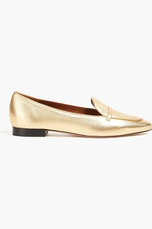 MALONE SOULIERS Bruni metallic leather loafers - Metallic