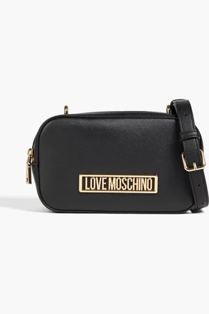 Moschino Pebbled-leather cross-body bag
