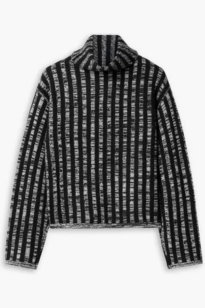 Joseph Striped wool and cashmere-blend turtleneck sweater