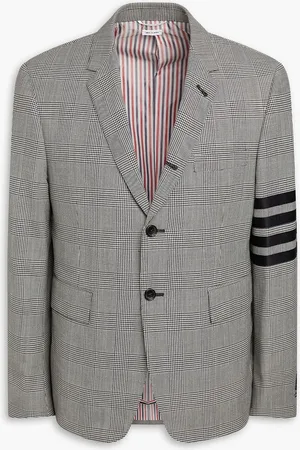 Thom Browne Prince of Wales checked wool blazer
