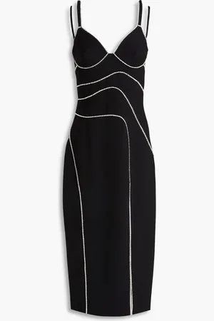 Zuhair Murad Crystal-embellished crepe gown