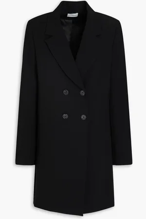 Claudie Pierlot Double-breasted crepe mini dress
