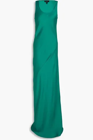 RAG&BONE Daisy satin maxi dress - Green