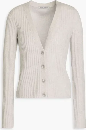 AUTUMN CASHMERE Ribbed cashmere sweater - Gray