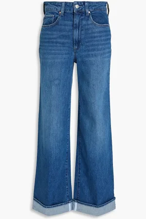 Paige Sasha high-rise straight-leg jeans - Blue