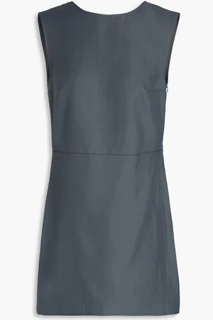 Loulou Studio Hoya crepe mini dress - Gray