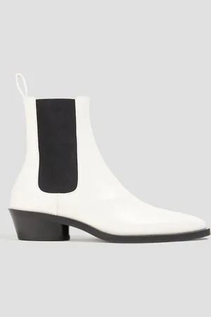 Proenza Schouler Leather Chelsea boots - White