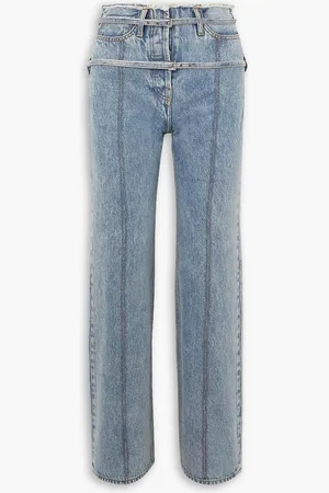 Jacquemus Le de Nîmes Caraco belted high-rise wide-leg organic jeans - Blue
