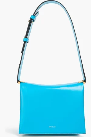 Wandler Uma leather shoulder bag - Blue