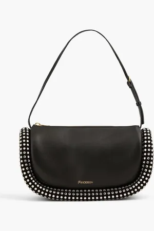 J.W.Anderson Bumper crystal-embellished leather shoulder bag
