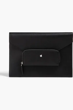 Montblanc Textured-leather pouch