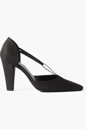 Totême The T-strap point-toe faille pumps