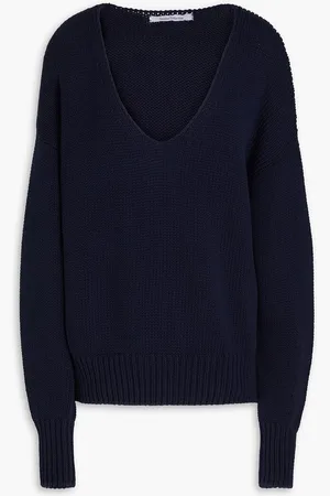 Another Tomorrow Cotton sweater - Blue