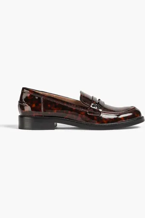 Sam Edelman Faux patent-leather loafers