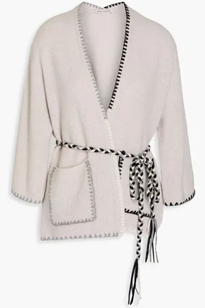 AUTUMN CASHMERE Waffle-knit cashmere cardigan