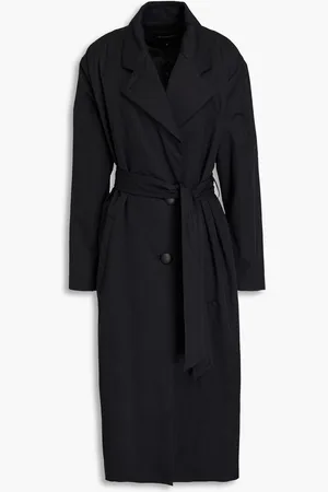 Emporio Armani Belted cotton-blend trench coat