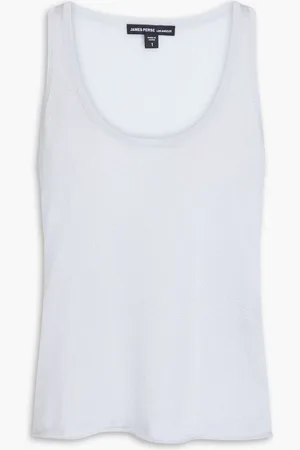 James Perse Metallic knitted tank - Gray