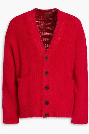 Missoni Brushed ribbed-knit cardigan
