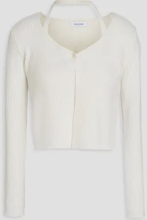 NAADAM Layered wool and cashmere-blend cardigan - White