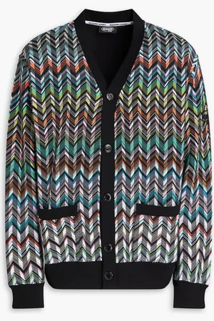 Missoni Jacquard-knit cotton-blend cardigan