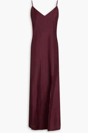 Rohe Voile midi dress - Burgundy