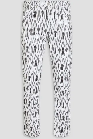 Isabel Marant Jasperi skinny-leg printed denim jeans