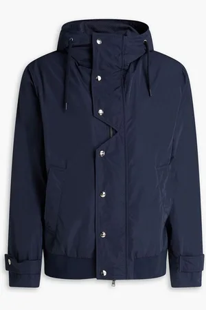 HERNO Shell hooded jacket - Blue