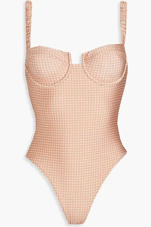 Solid Verona polka-dot swimsuit