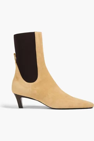 Totême Suede ankle boots - Neutral