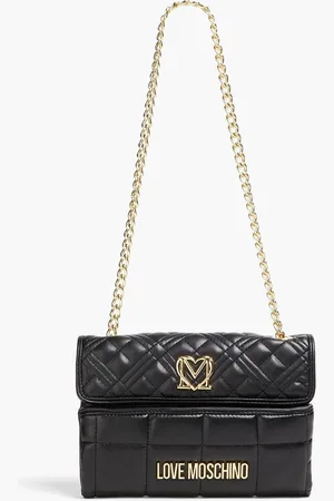 Moschino Quilted faux leather shoulder bag