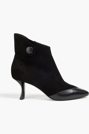 Giorgio Armani Suede and leather ankle boots