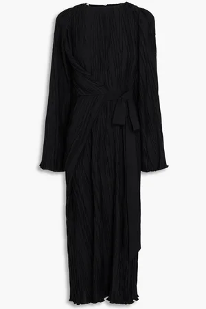 Rohe Plissé-crepe midi dress