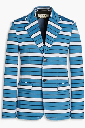 Marni Striped jersey blazer