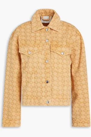 Nanushka Printed denim jacket - Neutral